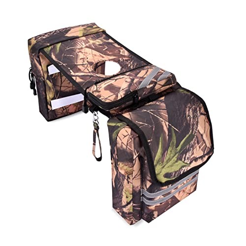ATV Saddle Bag,Waterproof Insulated pocket Motorcycle Tank Bag with Reflective