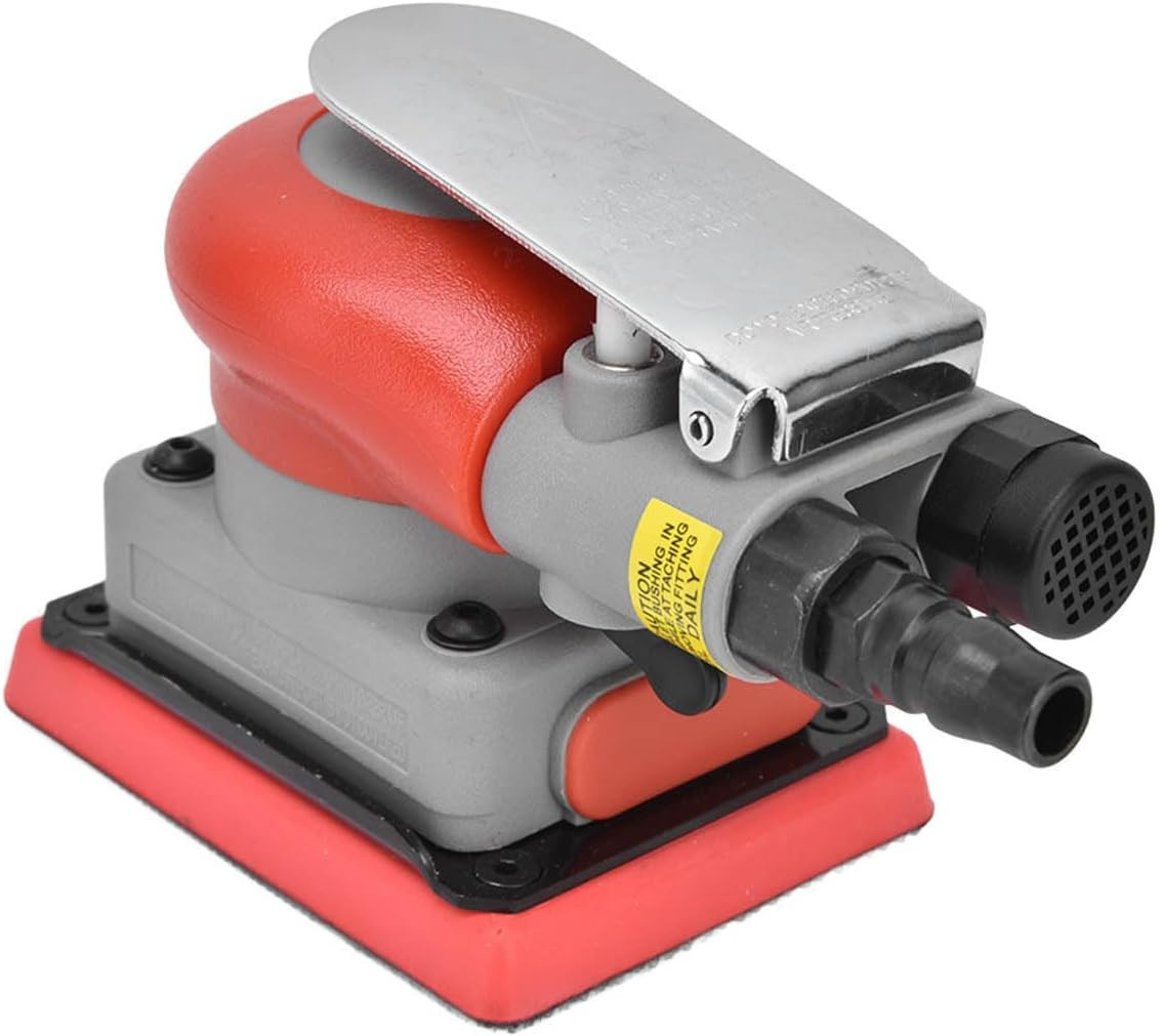 WALFRONT Pneumatic Sander Sander 10000 RPM Air Orbit Finishing Sanding Tool for