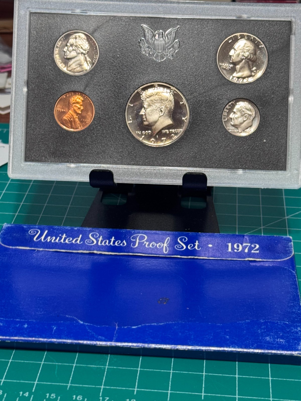 1972 S ROOSEVELT DIME PROOF CLAD GEM FROM MINT SET