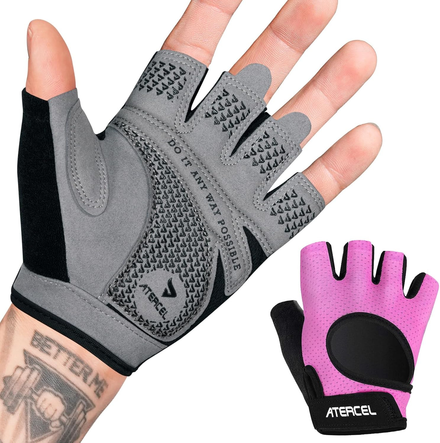 Weight Lifting Gloves Full Palm Protection, Workout Gloves for Gym, Cycling, Exe