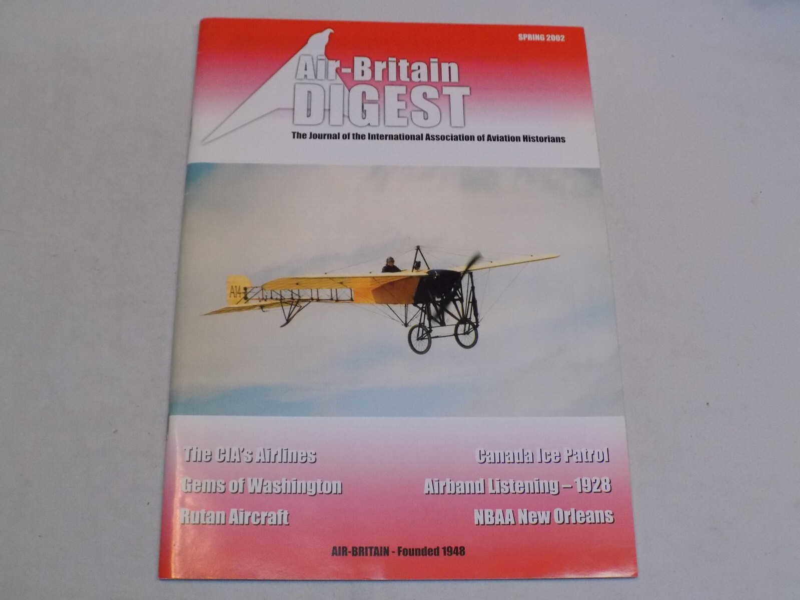 Air Britain Digest Magazine Spring 2002 Aviation CIA Airlines Canada Ice Patrol