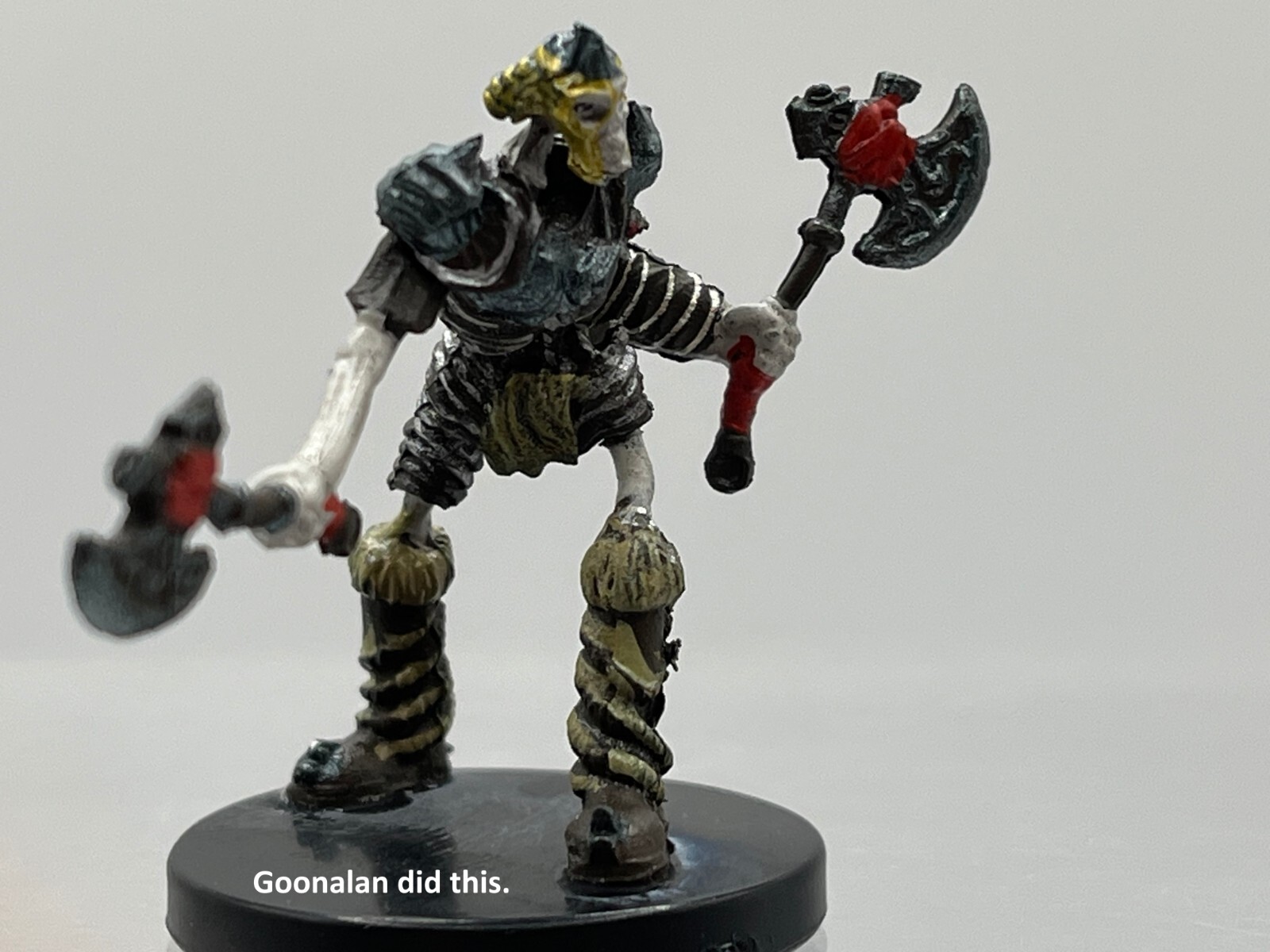 D&D Pathfinder Mini Eberron Last War 15 Karnathi Skeleton (Axes) UC