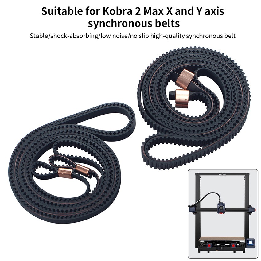 3D Printer Timing Belt 2GT for Anycubic Kobra2 Max 3D Printer X Y Axis Accessory