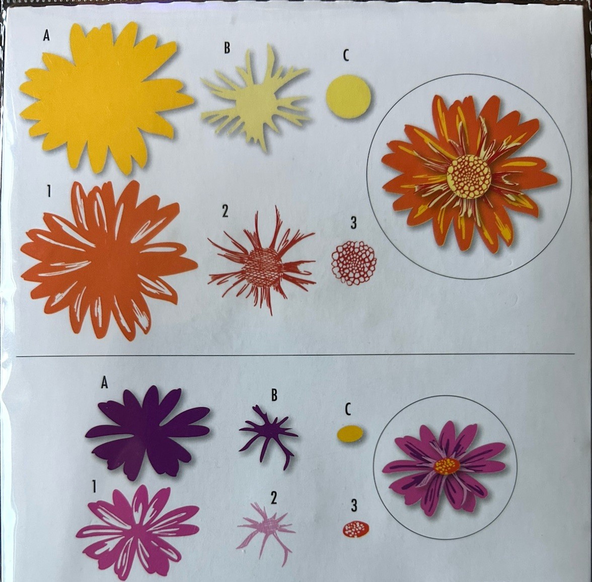 “DELIGHTFUL DAISIES” 12 Piece Die And Stamp Set By Scrapbooking Made Simple