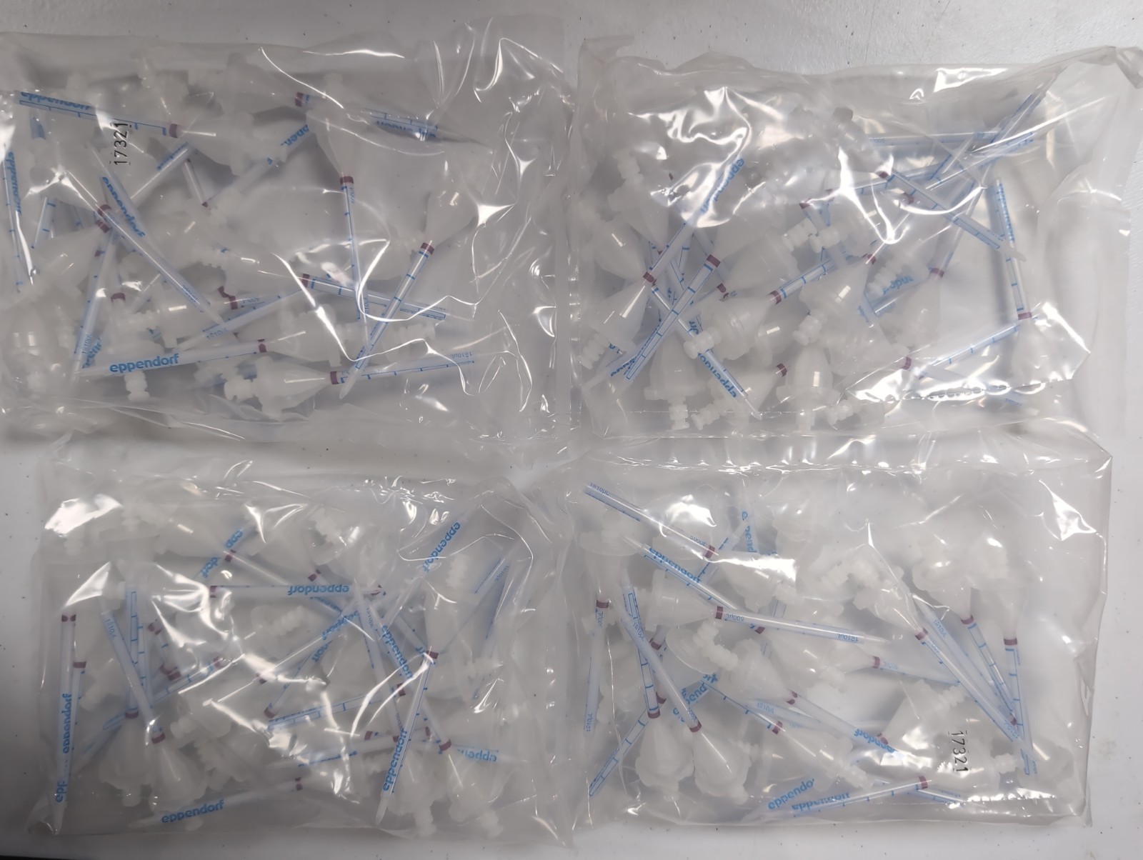 NEW - EPPENDORF Combitips Advanced 0.5mL Pipet Tips 100/Pk 0030089421