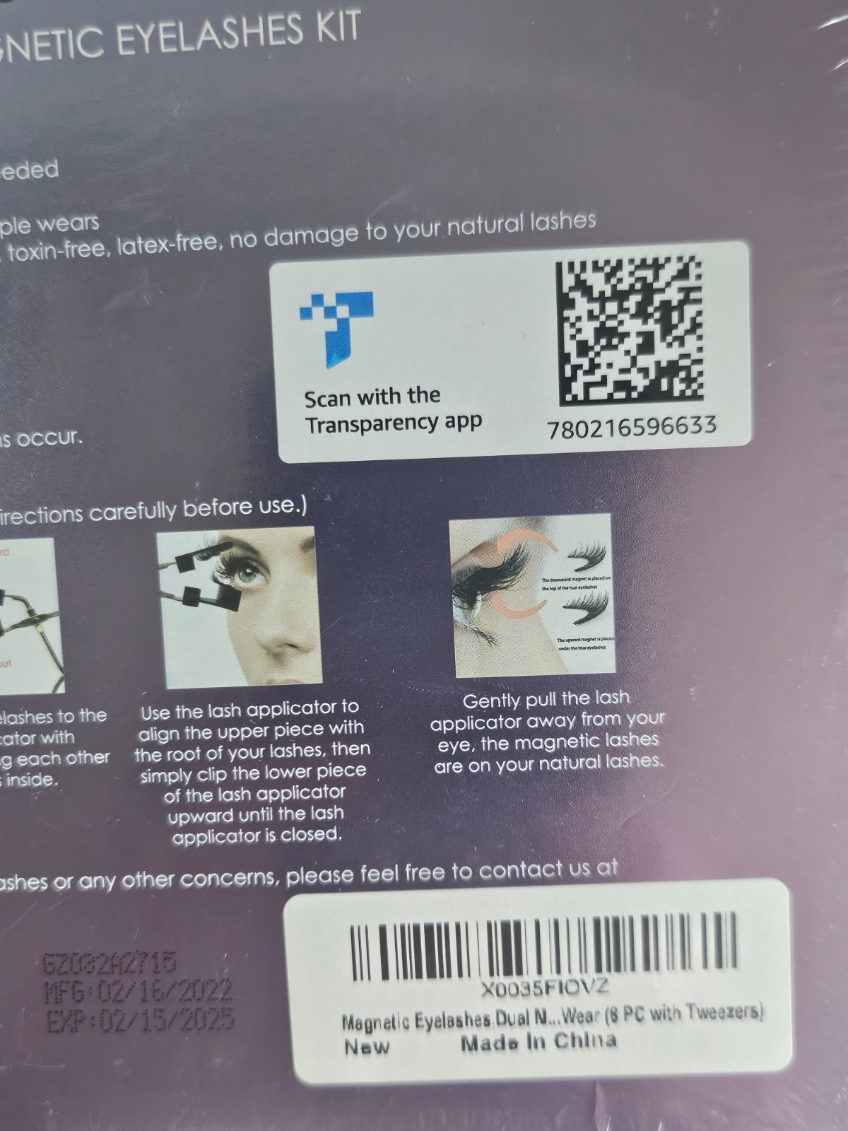 Qimeisi Dual Magnetic Eyelashes Kit