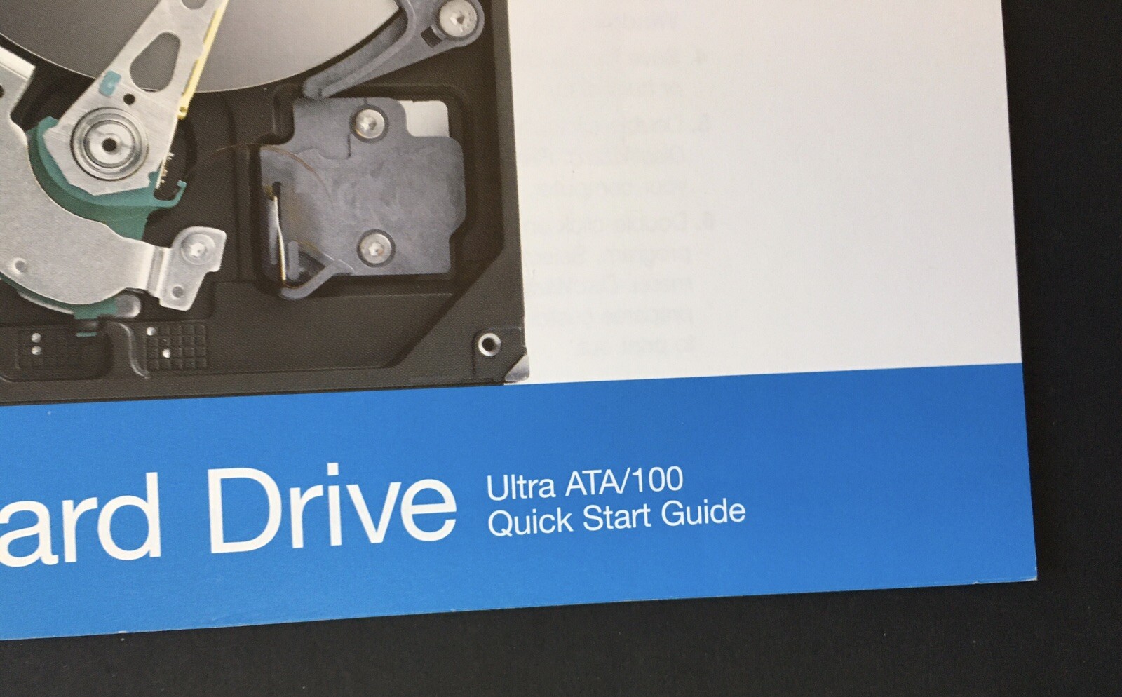 Seagate Internal Hard Drive Quick Start Guide (Manual Only) Ultra ATA/100 2004
