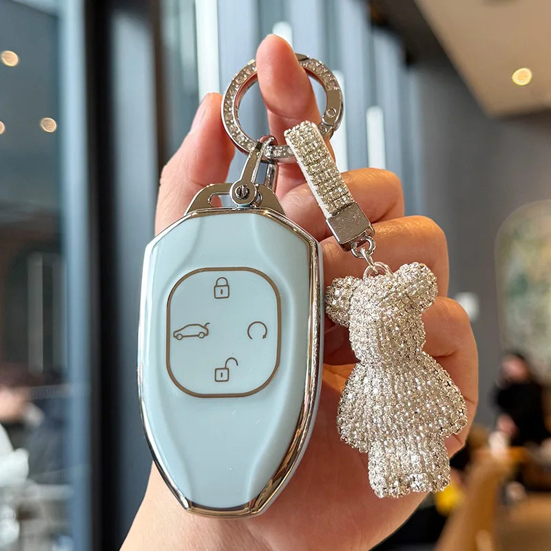 TPU Car Key Case Cover Keychain Protector Fob For GAC Trumpchi Empow J11 J12 J13
