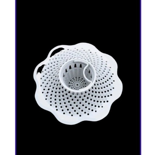 Hair & Debris Catcher Drain Cover Plastic Bathroom Sink Tub Basin 4"-4.5"
