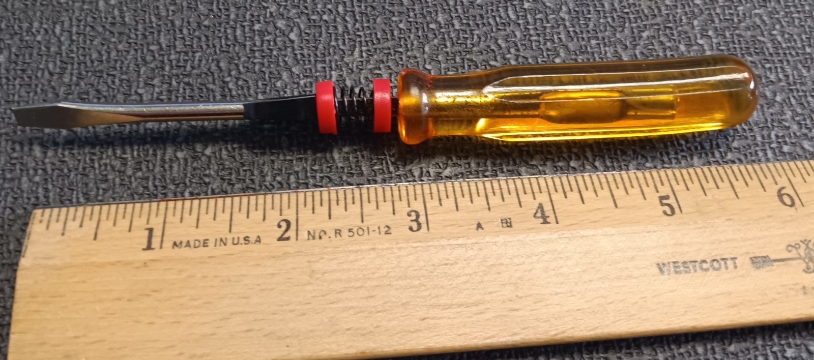 GC ELECTRONICS 12-042 SCREW HOLDING FLAT BLADED SCREWDRIVER TOOL