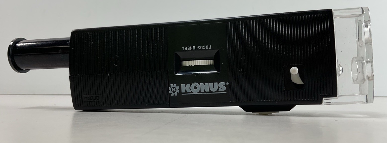 Konus 50x-80x Zoom Pocket Microscope (Model #3706) Flashlight Illumination