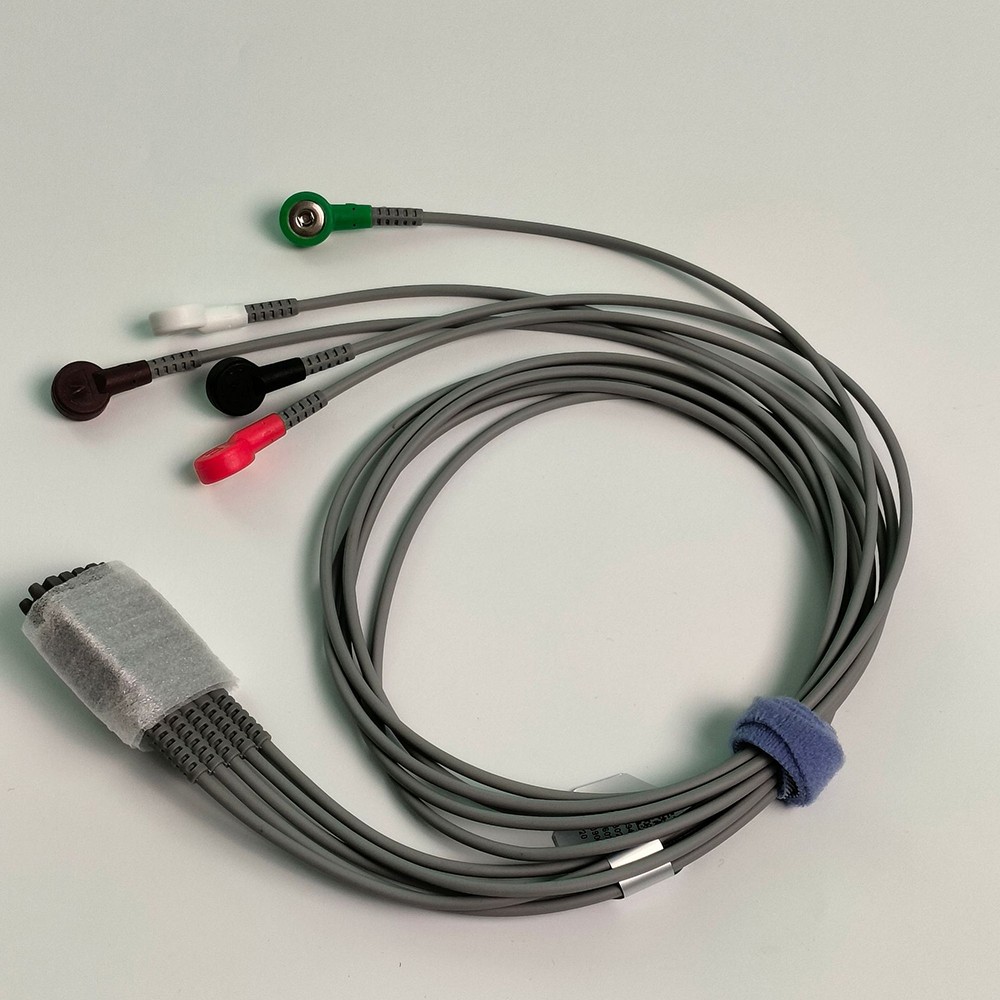 ECG Telemetry Lead Wire 5-Guide for iT20 American Standard Button