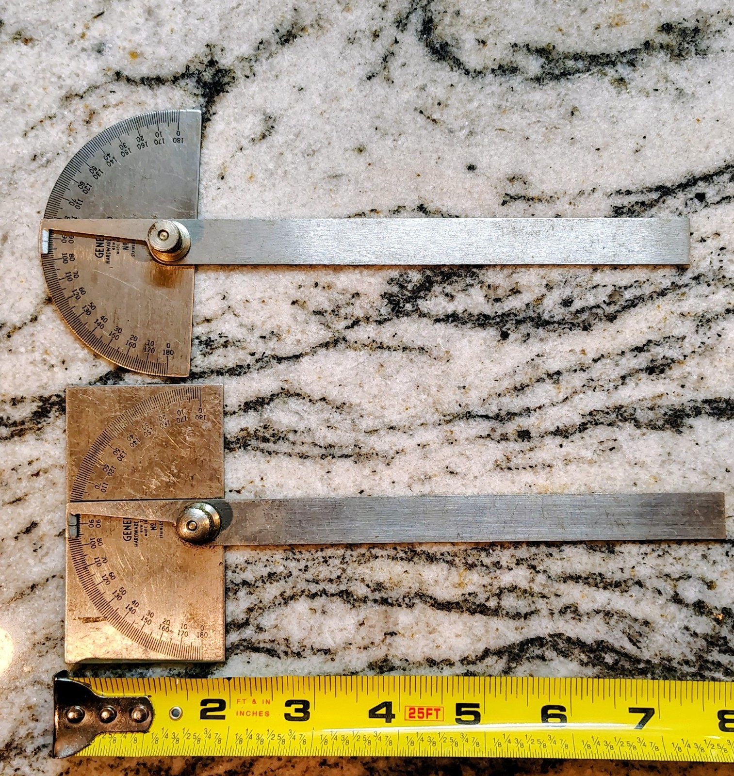 🗽GENERAL NO. 17 & NO. 18 PROTRACTORS MACHINIST/ TOOLMAKER
