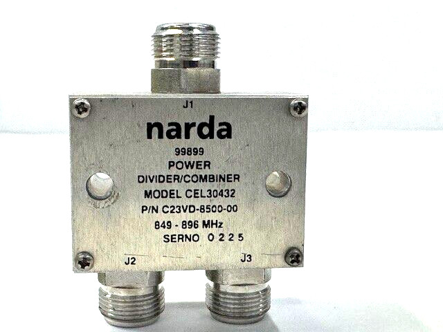 NARDA CEL30432 COAXIAL DIRECTIONAL COUPLER C23VD-8500-00 849-896 MHz