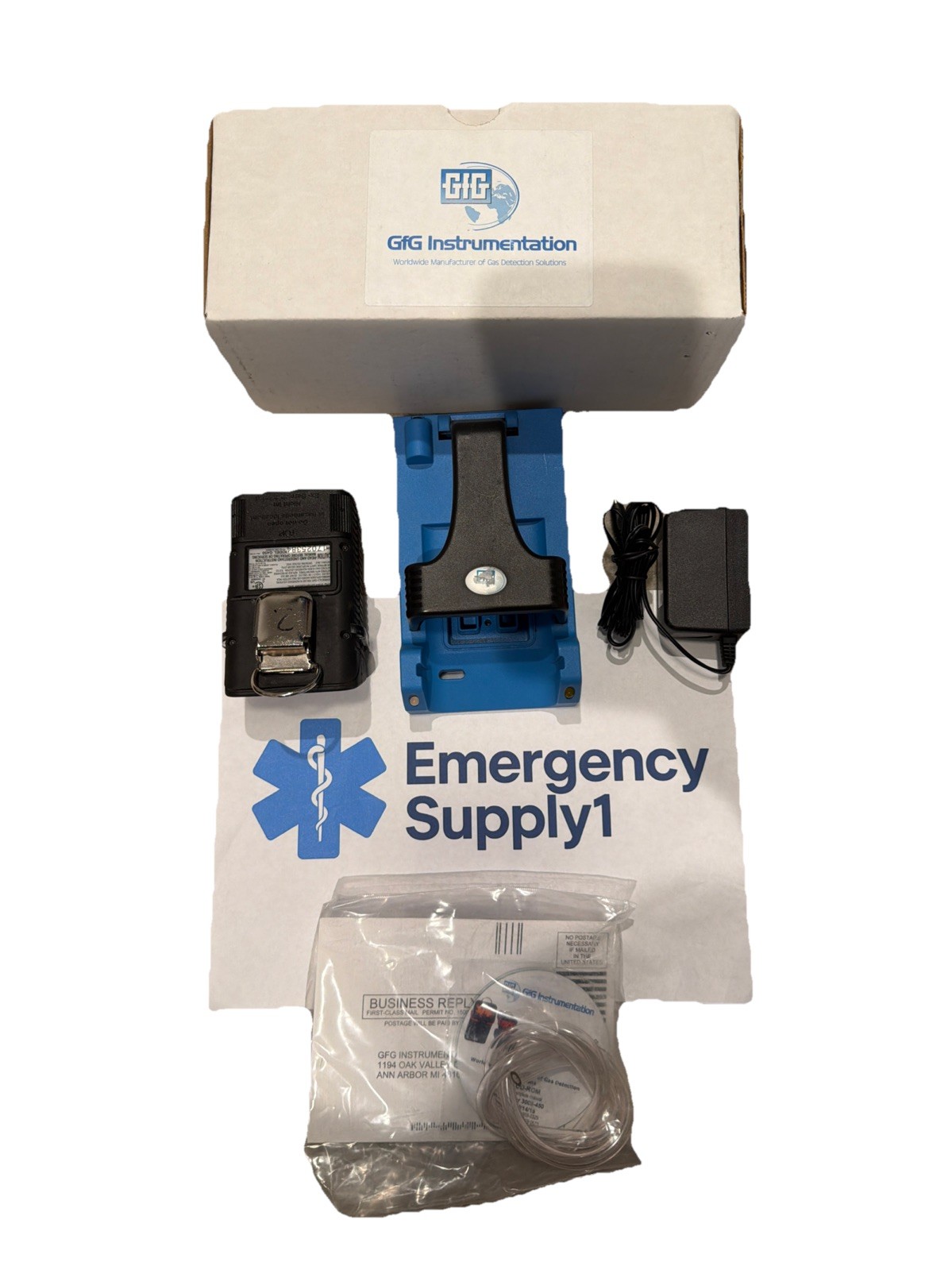 FULL SET — GfG G450 11420 Multi-Gas Detector 4-Gas Monitor O2 CO H2S LEL