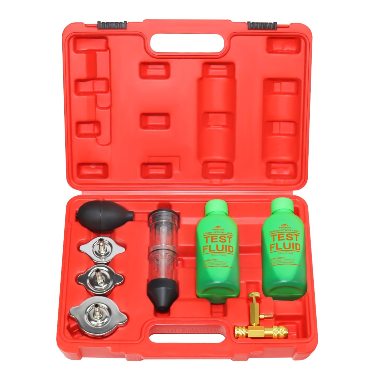 YSTOOL Combustion Leak Detector Kit with DualChamber Head Gasket Leakage Test...