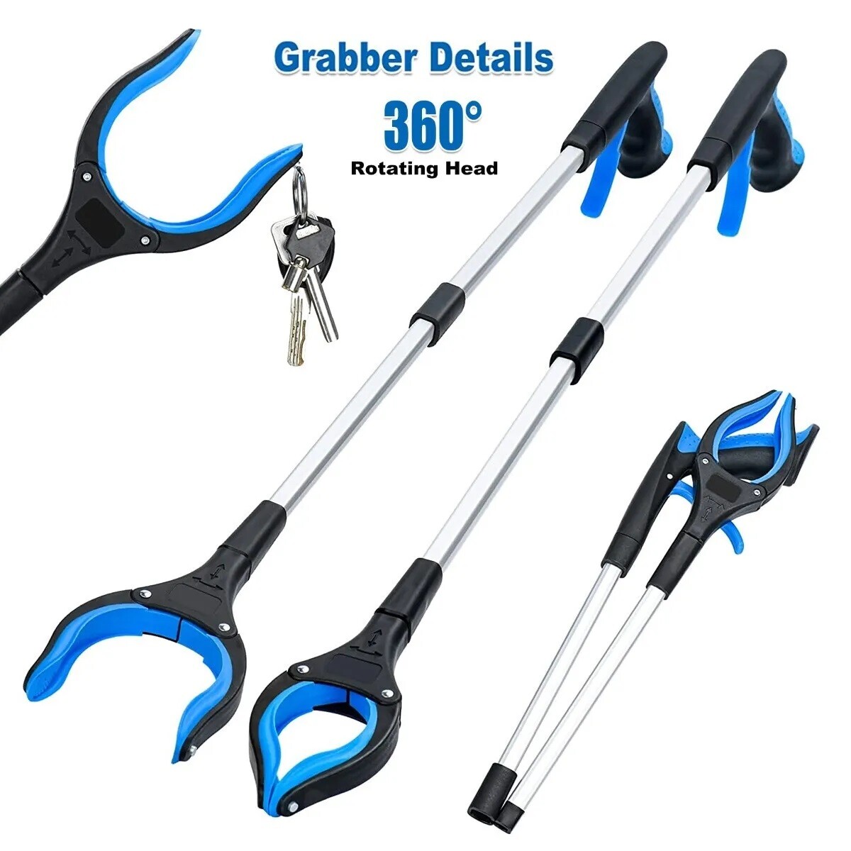 Trash Reacher Grabber Industrial Pick Up Stick Heavy Duty Grabber Tool lan USA