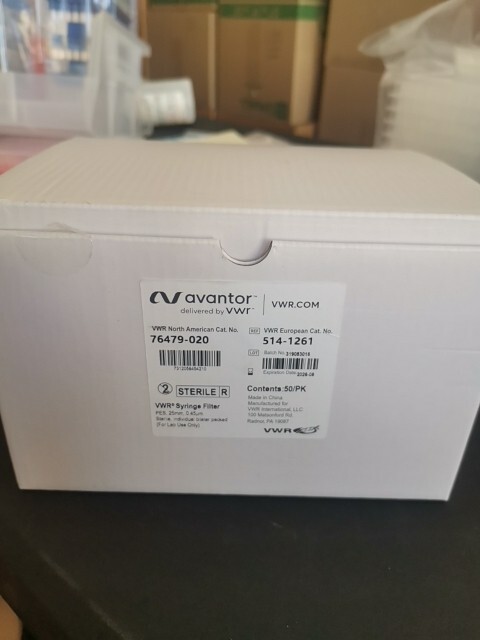 76479-020 VWR Filters Open Box, 50 Pieces Or less