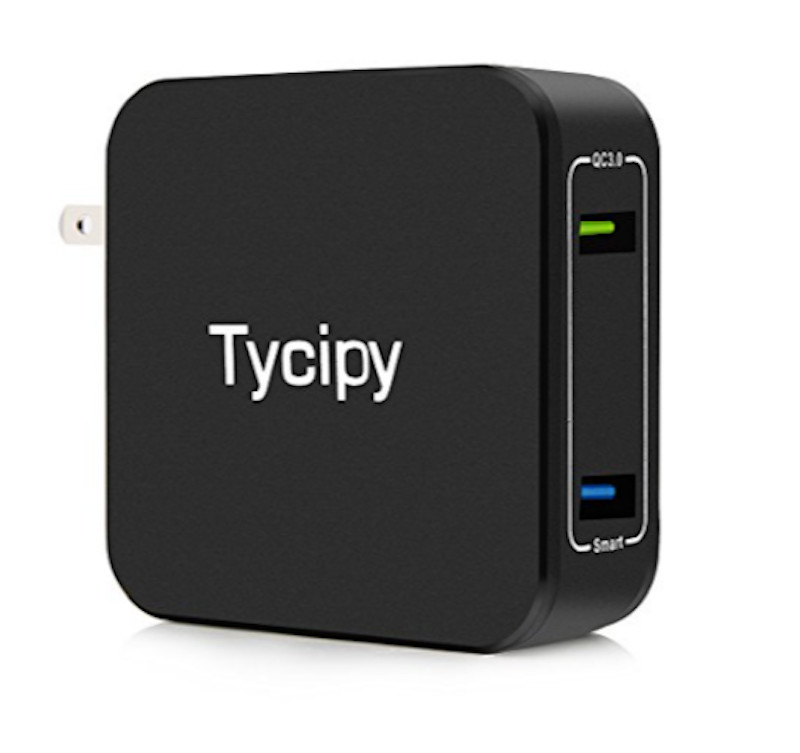 Tycipy 2-Port 30W USB Wall Charger with SmartID Technology PowerPort