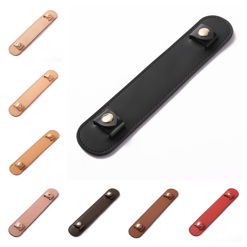 Genuine Leather Shoulder Pads Removable Carryon For Luggage Handbag Strap