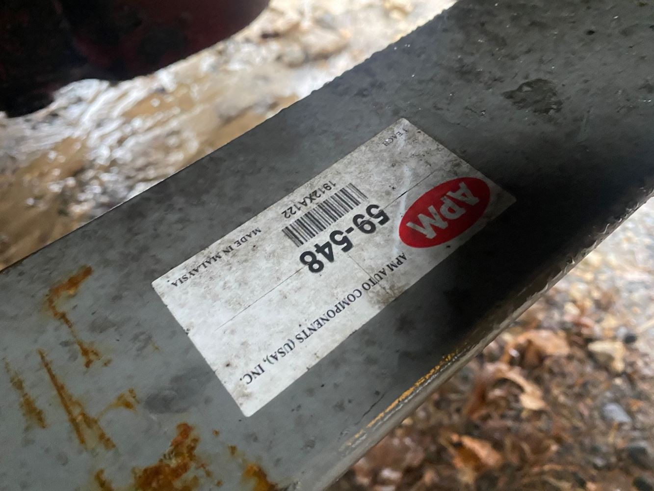 Front Leaf & Springs 59-548 Used P-14290