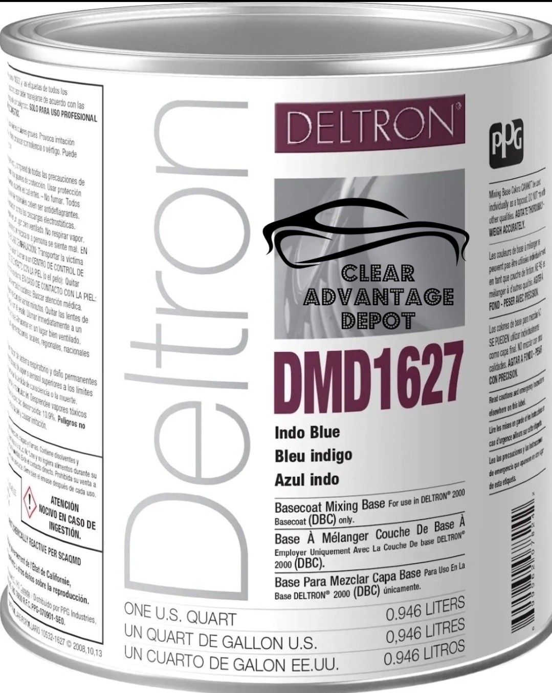 Dmd1627 PPG Refinish Deltron NXT 1 Quart Indo Blue Free Shipping