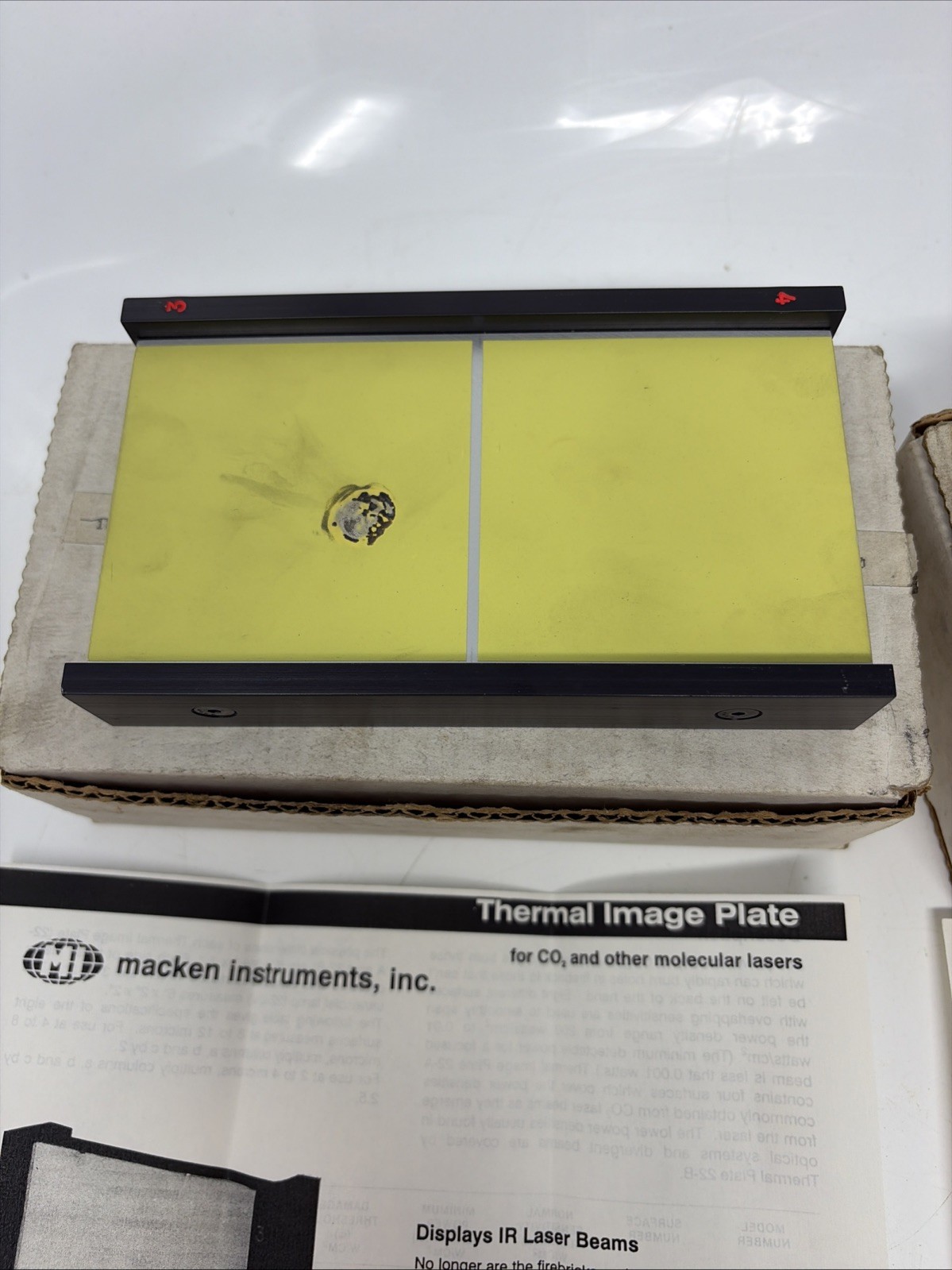 MACKEN INSTRUMENTS MODEL 22 Thermal Imaging Plate Set - 2 Plates