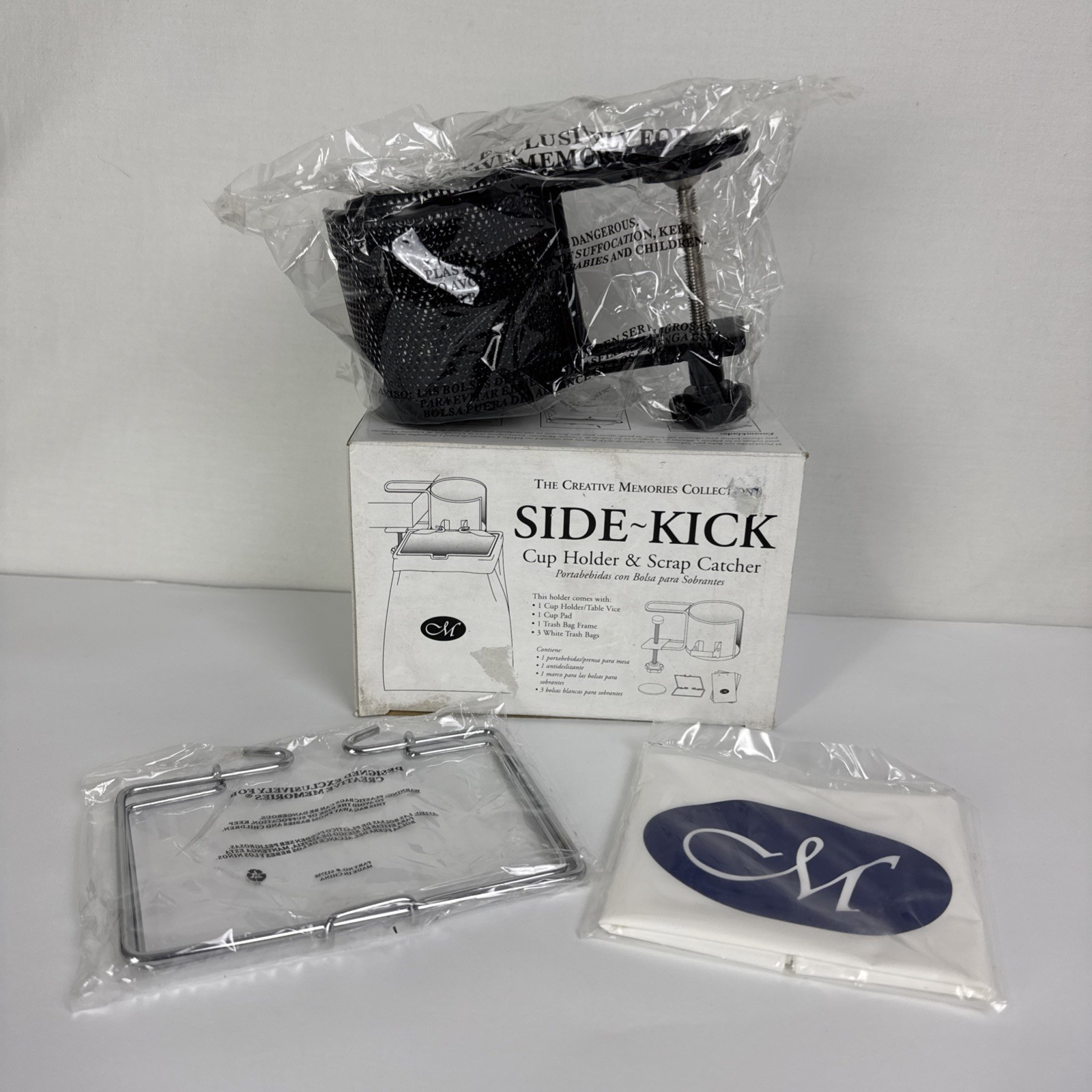 Creative Memories Side Kick Cup Holder Scrap Catcher NEW 2001 scrapbooking craft