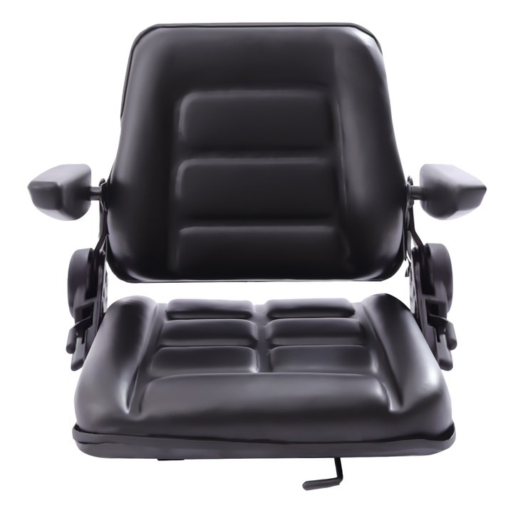 Forklift Seat With Armrest Foldable Tractor Seat With Adjustable Back Angle