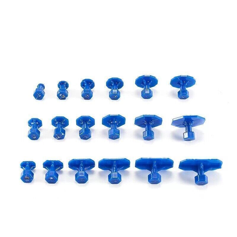 19PCS Car Paintless Dent Repair Puller Dint Hail Damage Lifter Remover Puller US