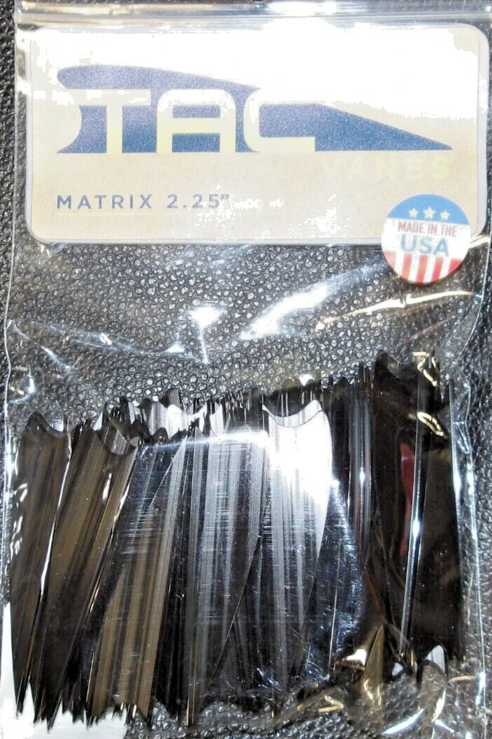 @NEW@ 100- TAC Vanes Matrix 225! Black 2.25" MADE IN THE USA