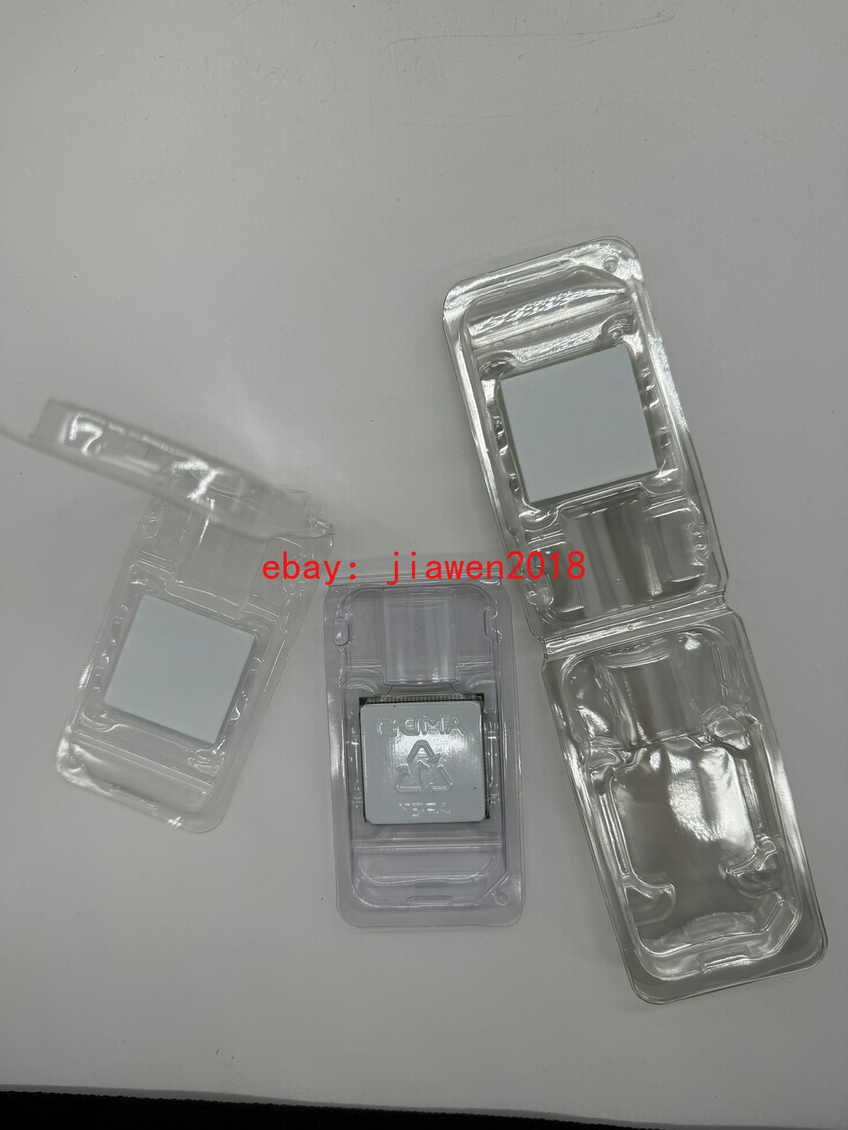 New 50pcs CPU Clamshell Blisters/Tray Case + EPE protection pads For AMD process