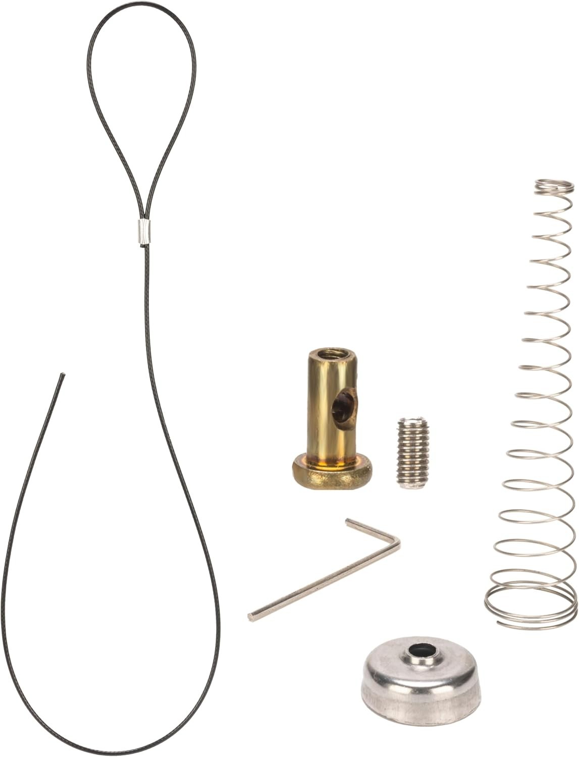 Outdoor Gate Latch Kit - Easy One-Hand Operation with Adjustable Cable