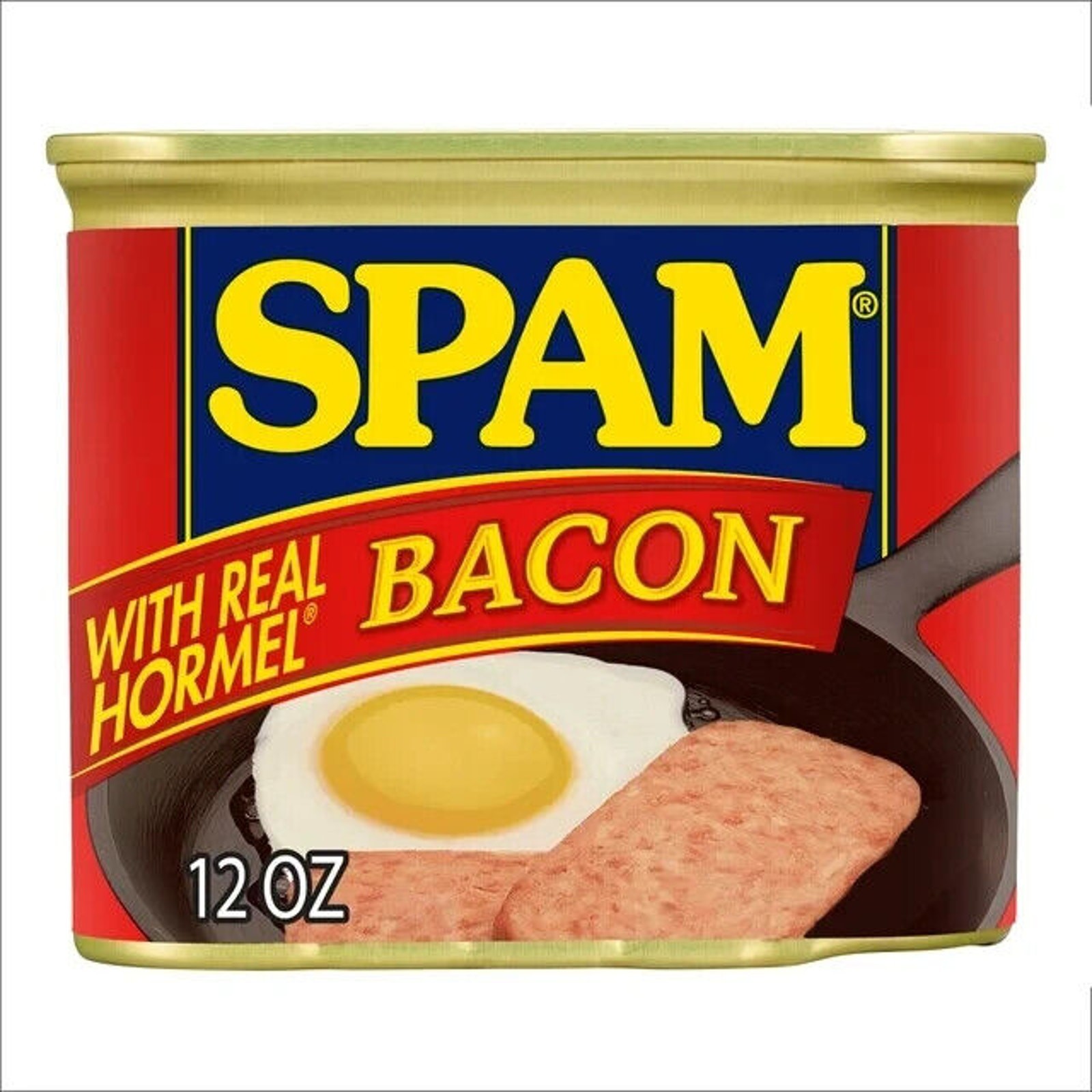 NEW Hormel Spam Bacon 12 Oz Can Hola Hawaiian