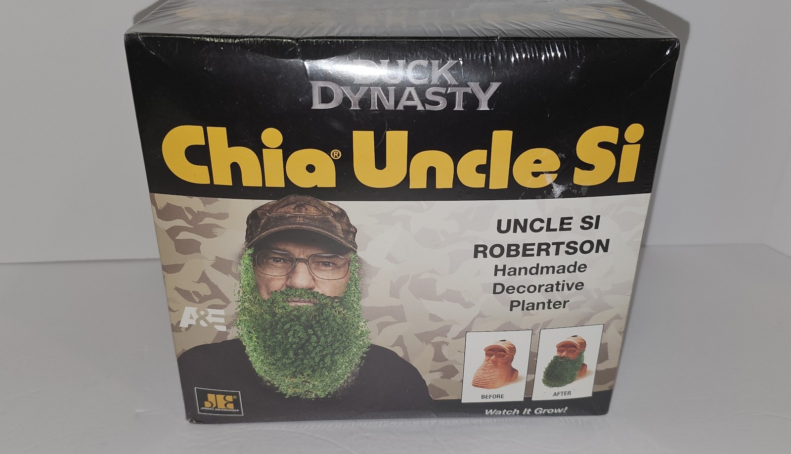 New Duck Dynasty Uncle Si Robertson Chia Pet Decorative Planter NIB