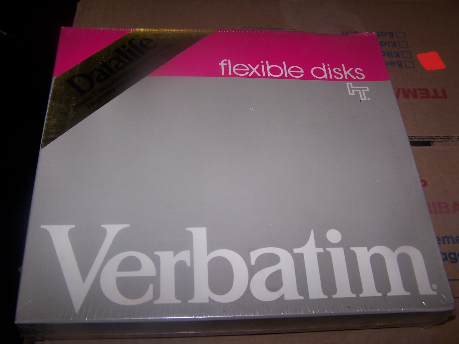 CLEARANCE - Verbatim Box of ten 8 inch Floppy Disks New Old Stock Still Sealed