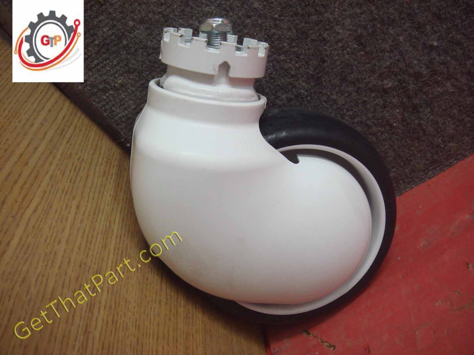Stryker 3005 S3 Med-Surg Bed Oem White Steer Caster Wheel Assy Tested
