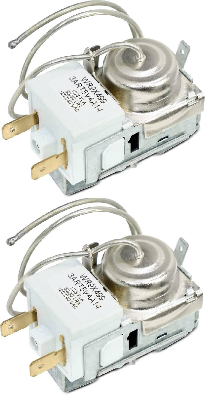WR9X499 for Refrigerator Thermostat Temperature Control PS310865 AP2061705-2Pack