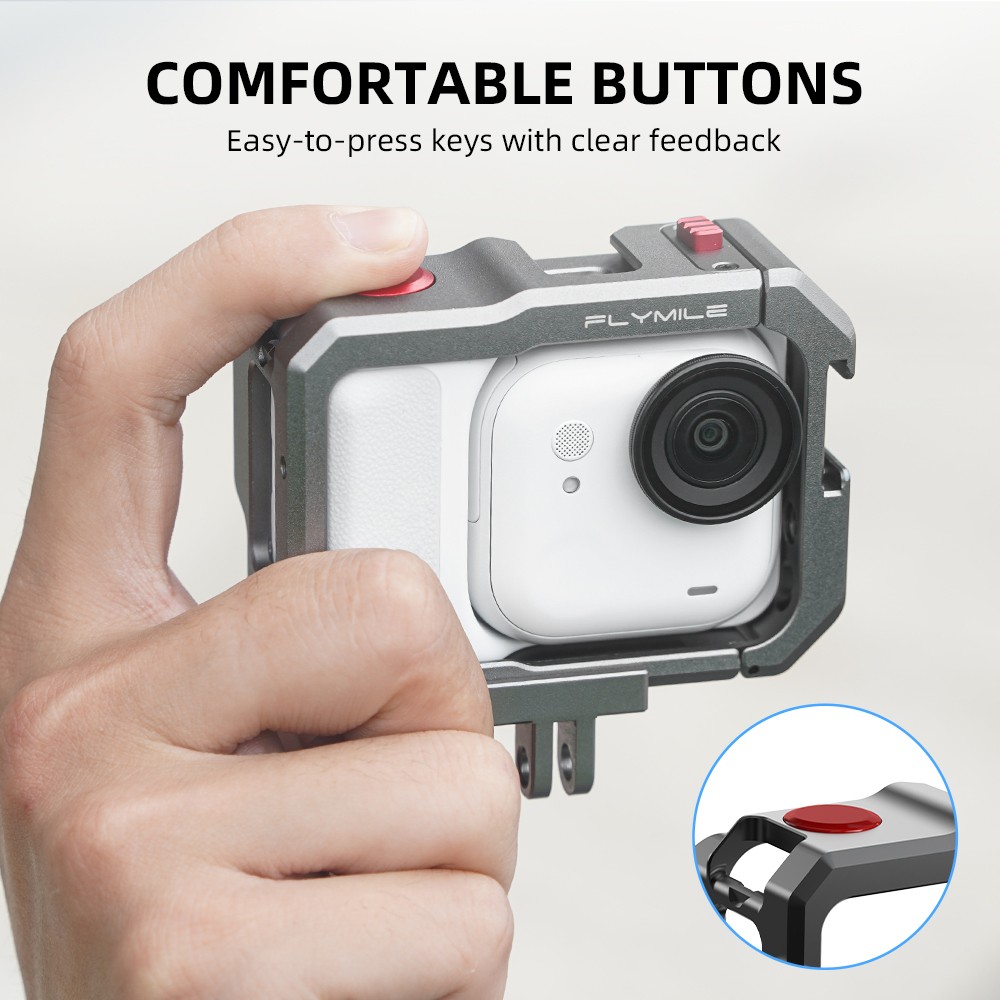 Thumb Camera Aluminum Alloy Protective Expansion Frame For Insta360 GO Ultra