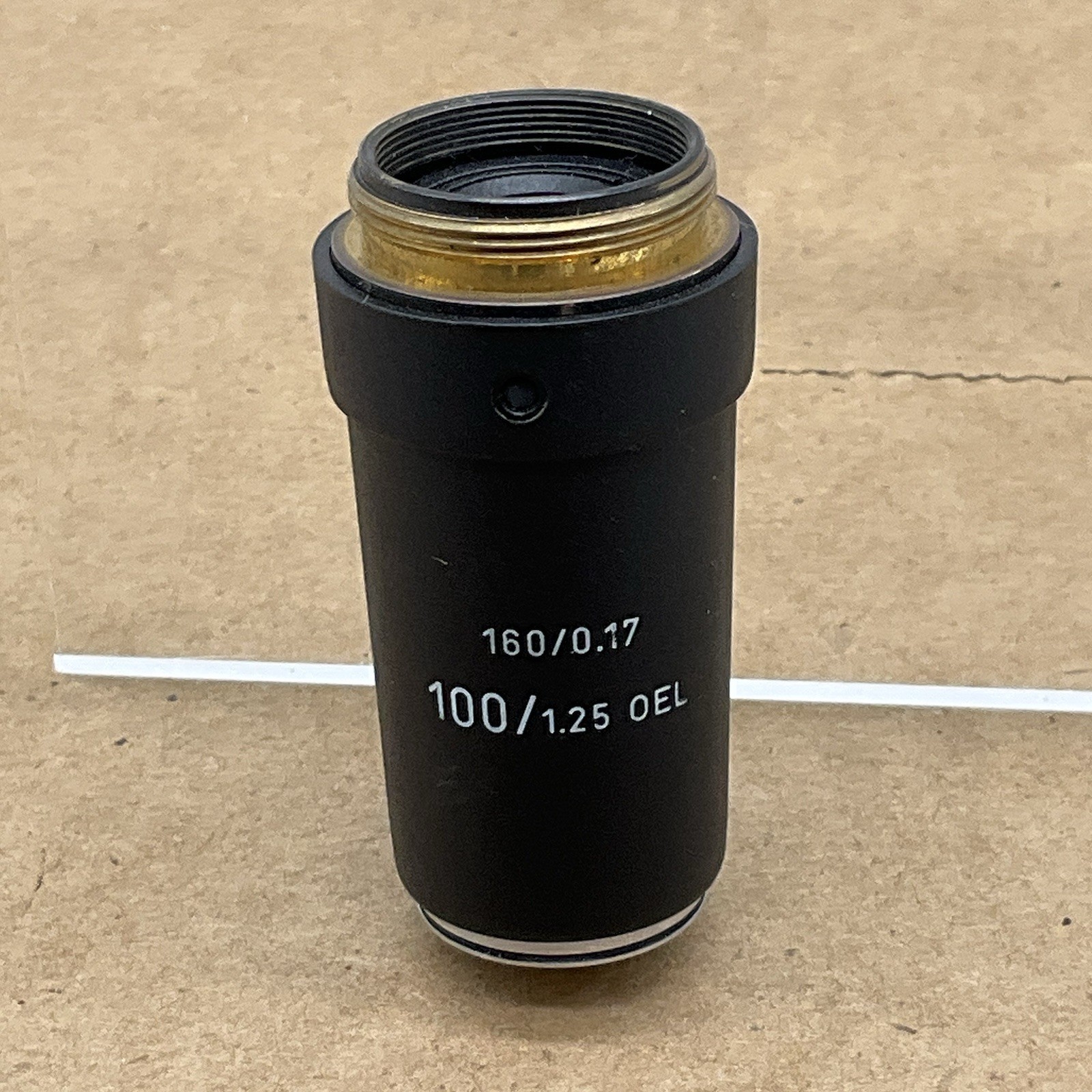 Leitz Wetzlar Microscope Oil OEL Immersion Objective 100x/1.25 160/0.17 519756