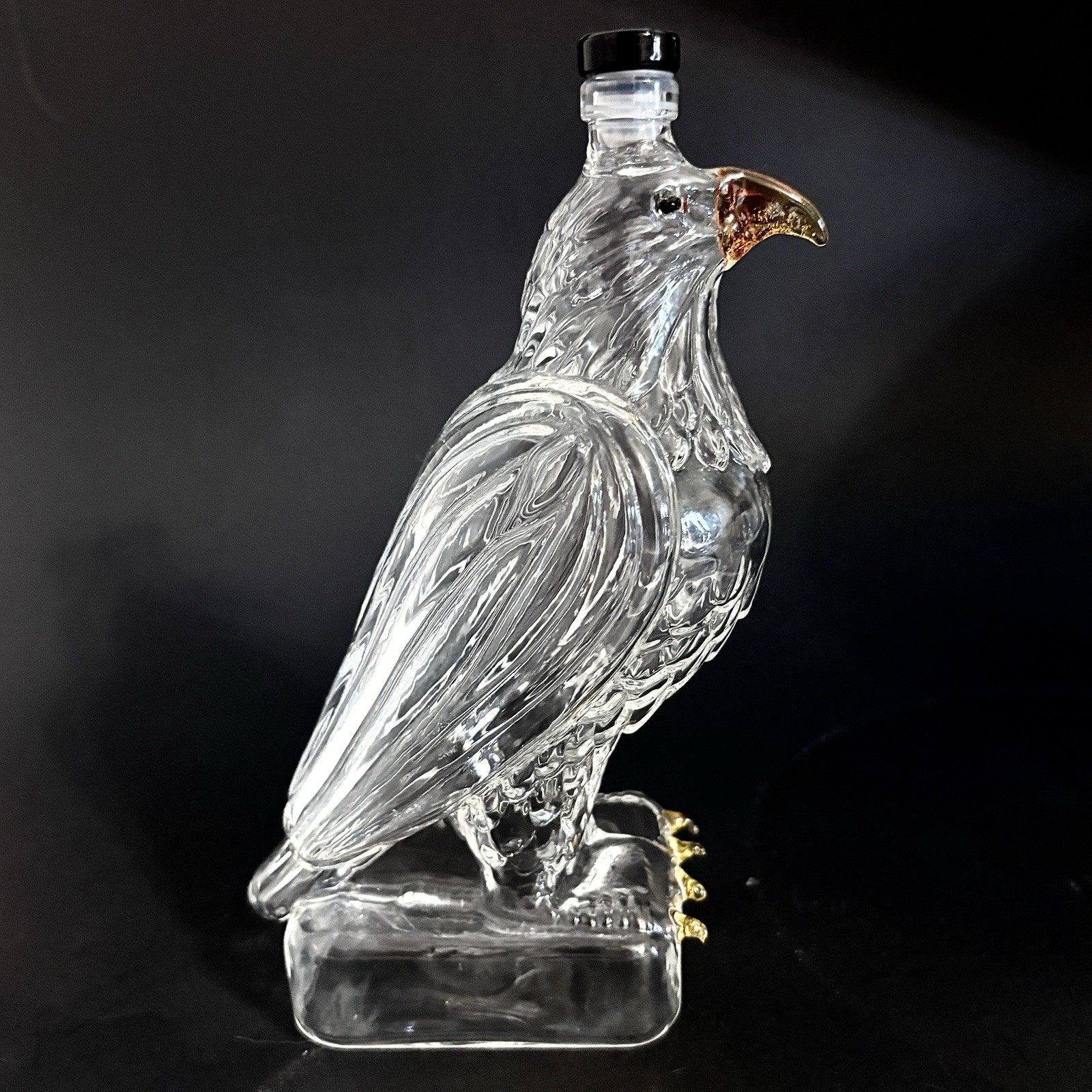 Whiskey Lover's Eagle Glass Bottle Unique Decanter Ideal For Bar Collection