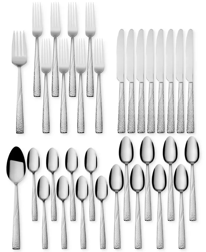 International Silver Loring 34-Piece 18.0 Flatware Set Service for 8