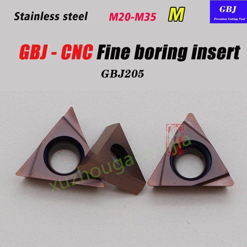 GBJ-205 TBGT  TPGH 060102 080202 04 L-F  Stainless steel CNC Fine boring insert