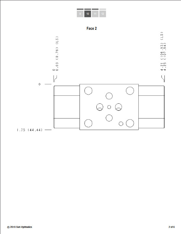 Z-5389 / Sun Hydraulics Sandwich Manifold FBX