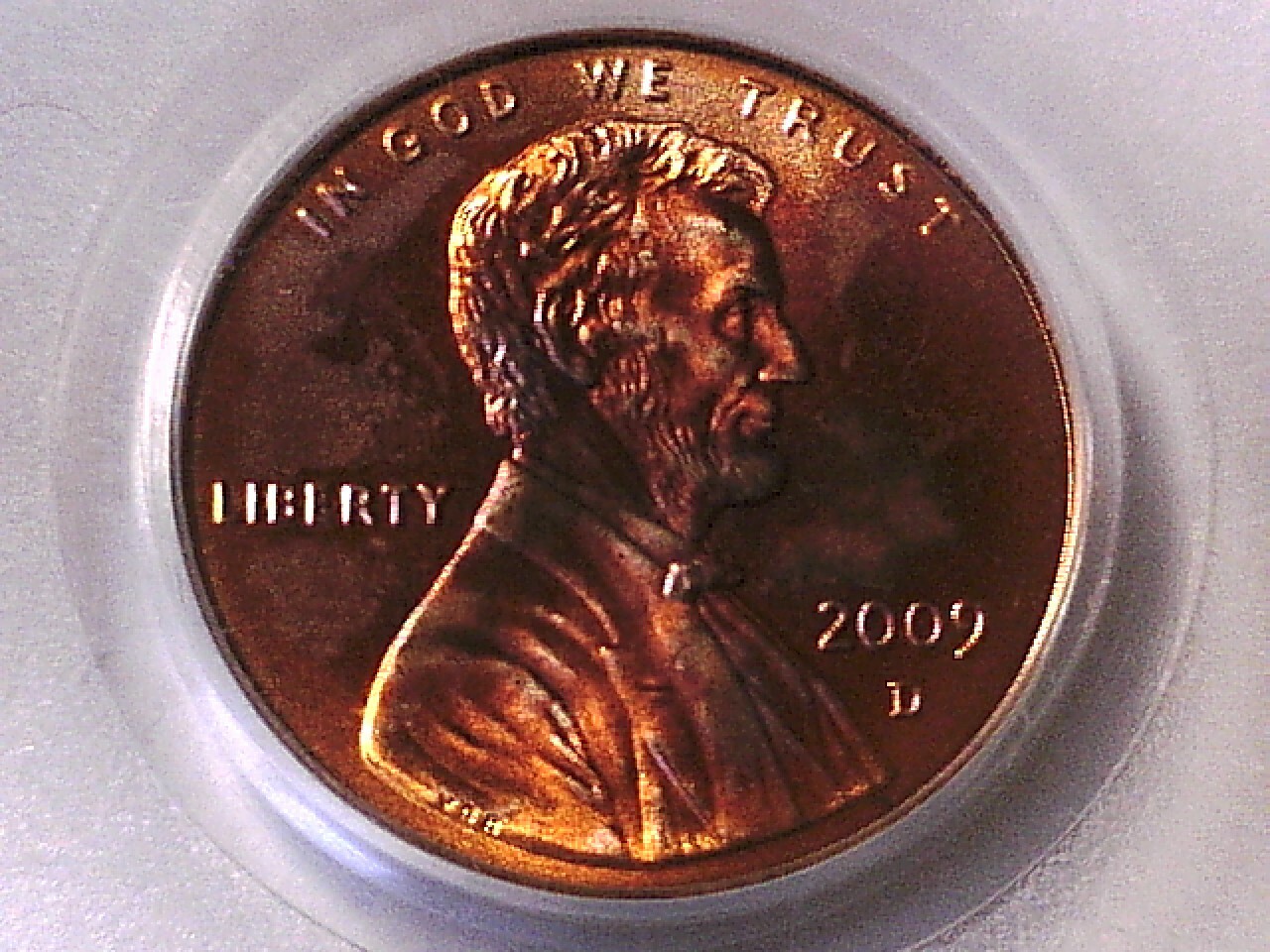 2009 D Lincoln Bicentennial Cent PCGS SP 68 RD Childhood Years 15437921 Toned