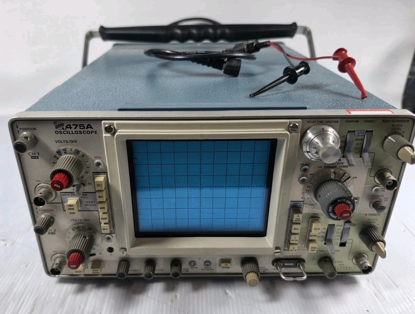 Tektronix Oscilloscope 475A 2 Channel As Is Condition Read
