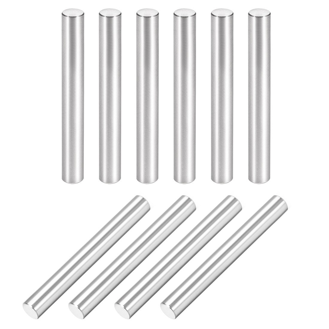 10pcs Dowel Pin 304 Stainless Steel Cylindrical Shelf Support Pin 6mm X 50mm