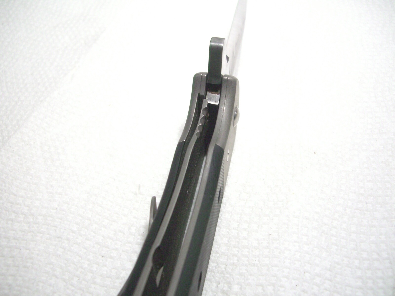 Mint Lg RARE CUSTOM BURCHTREE BLADEWORKS Fighting Folding Flipper Pocket Knife