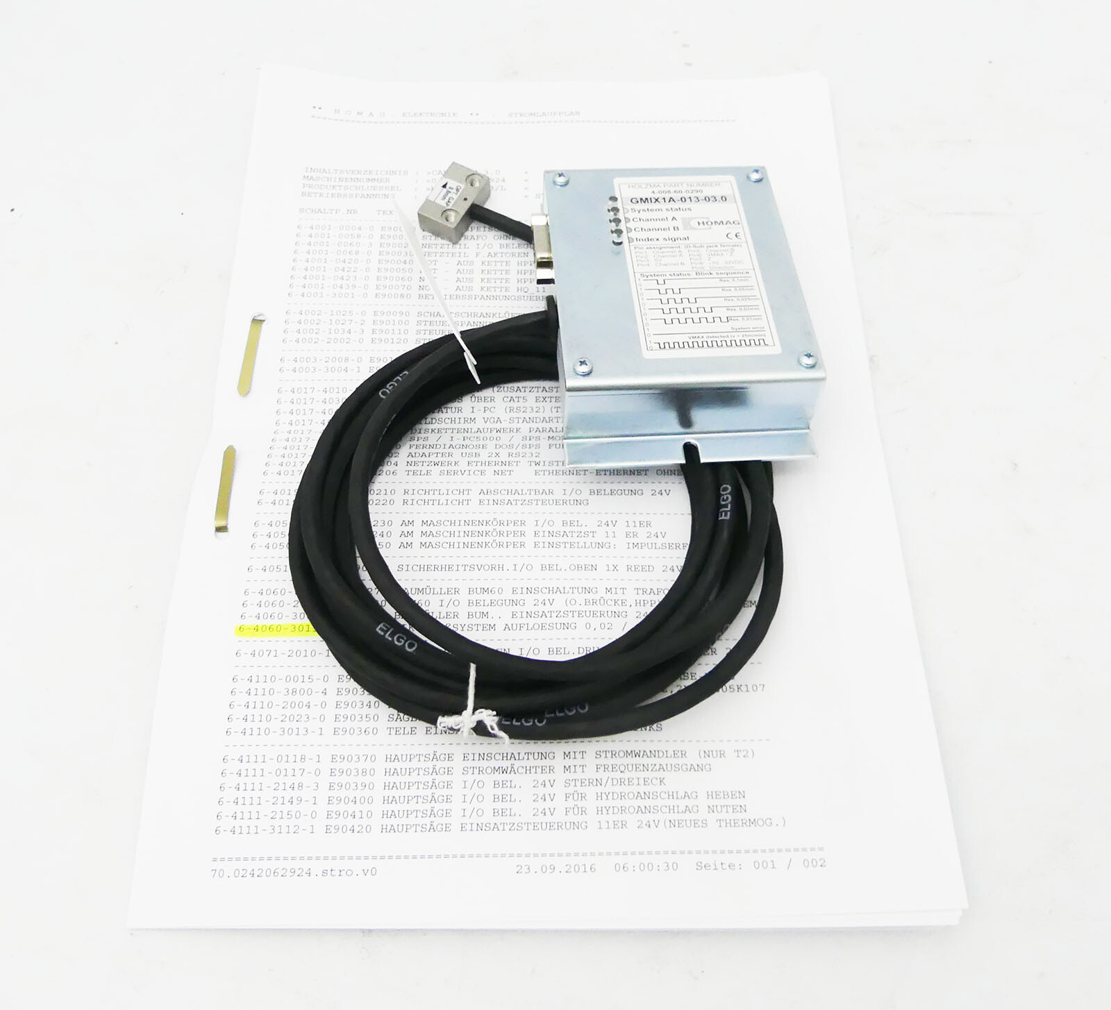 Homag Holzma 4-008-60-0290 linear measuring system GMIX1A-013-03.0 -unused-