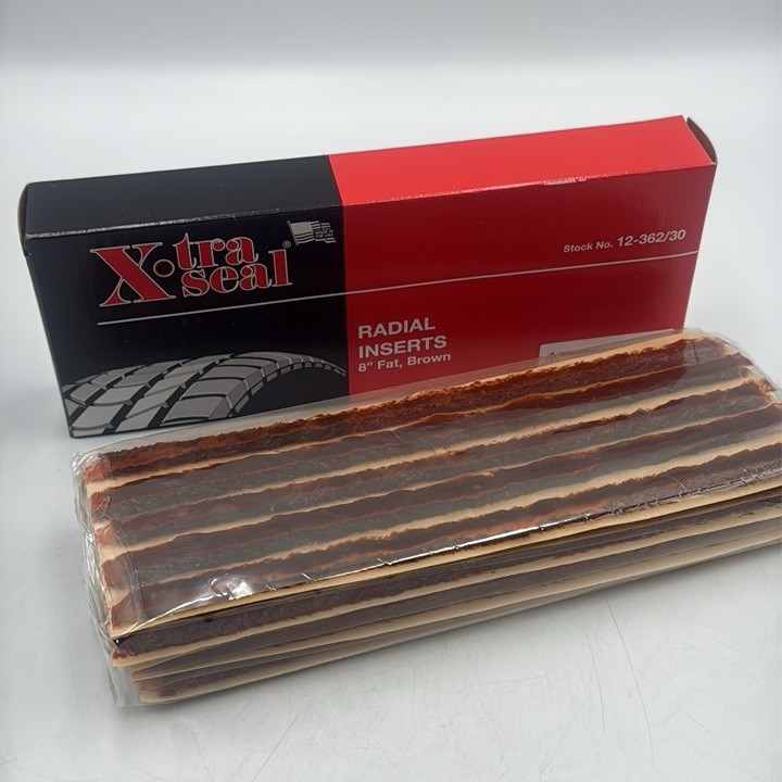 XTRA SEAL 12-362/30 Radial Tire Inserts 8” Fat Brown Tire Repair NEW